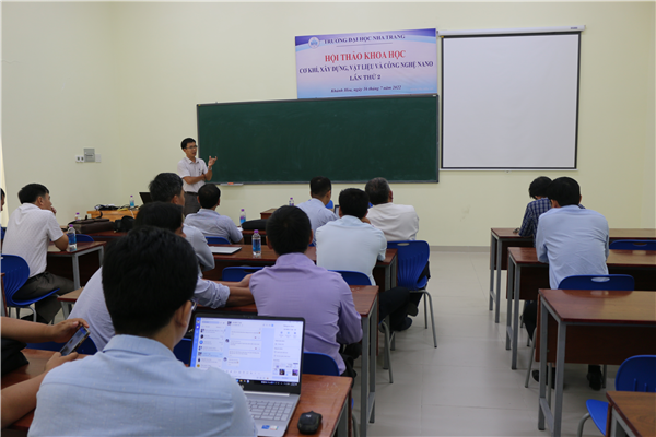 Trường Đại học Nha Trang tổ chức  thành công Hội thảo khoa học về  cơ khí, xây dựng, vật liệu và công nghệ nano 