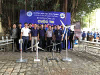 Bộ môn Cơ khí động lực trường Đại học Nha Trang tổ chức thành công cuộc thi "Đón gió đồi Lasan" tại ngày hội STEM 2024
