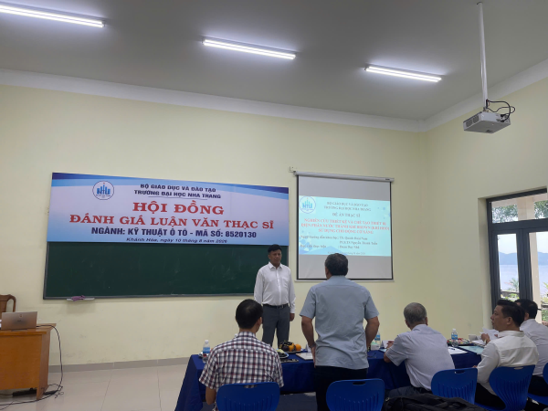 04 Học viên cao học khóa 2014-2026 khoa Động lực và Ô tô bảo vệ thành công luận văn thạc sĩ