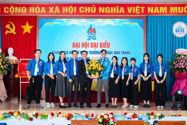 [CHÚC MỪNG THÀNH CÔNG ĐẠI HỘI ĐẠI BIỂU ĐOÀN TNCS HỒ CHÍ MINH TRƯỜNG ĐẠI HỌC NHA TRANG LẦN THỨ XXVIII, NHIỆM KỲ 2024-2027] 