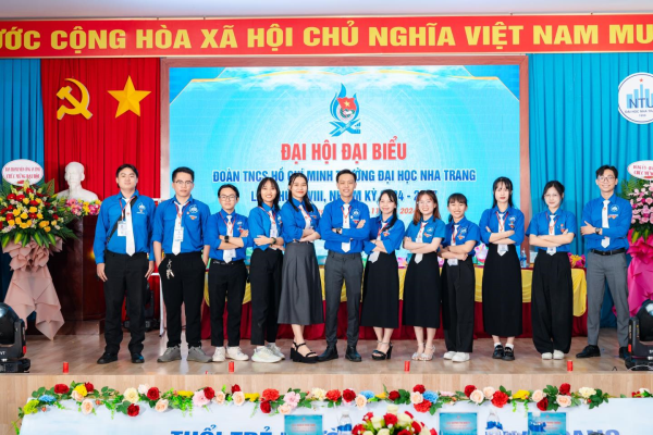 [CHÚC MỪNG THÀNH CÔNG ĐẠI HỘI ĐẠI BIỂU ĐOÀN TNCS HỒ CHÍ MINH TRƯỜNG ĐẠI HỌC NHA TRANG LẦN THỨ XXVIII, NHIỆM KỲ 2024-2027] 