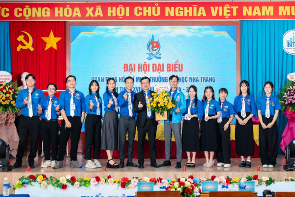 [CHÚC MỪNG THÀNH CÔNG ĐẠI HỘI ĐẠI BIỂU ĐOÀN TNCS HỒ CHÍ MINH TRƯỜNG ĐẠI HỌC NHA TRANG LẦN THỨ XXVIII, NHIỆM KỲ 2024-2027] 